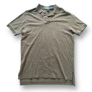 Polo by Ralph Lauren Heathered Brown Short Sleeve Polo Shirt Men’s Size Medium